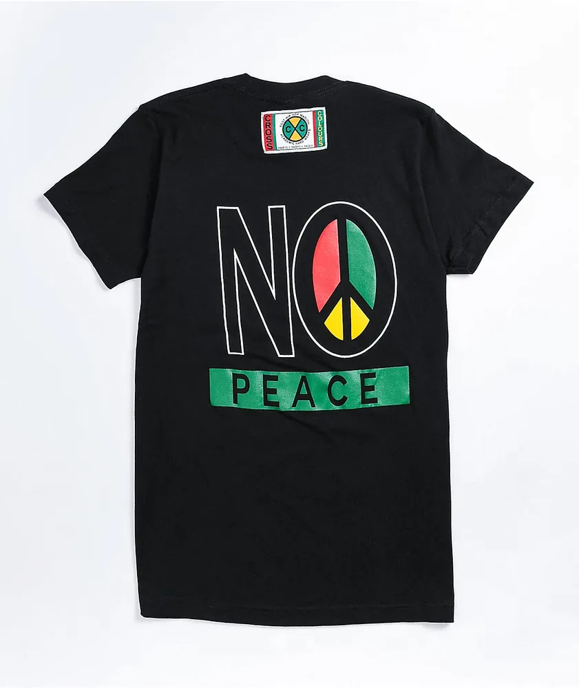 Cross Colours No Justice No Peace Black T-Shirt