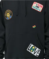 Cross Colours Patches Black Hoodie