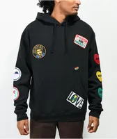 Cross Colours Patches Black Hoodie