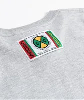 Cross Colours Puff Label Logo Grey T-Shirt