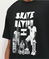 Cross Colours x Skate Nation Ghana Youth Group Black T-Shirt