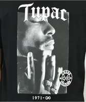 Cross Colours x Tupac Shakur Meditation Black T-Shirt