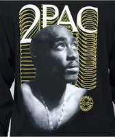 Cross Colours x Tupac Shakur Profile Black Long Sleeve T-Shirt