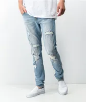 Crysp Atlantic Blue Skinny Jeans
