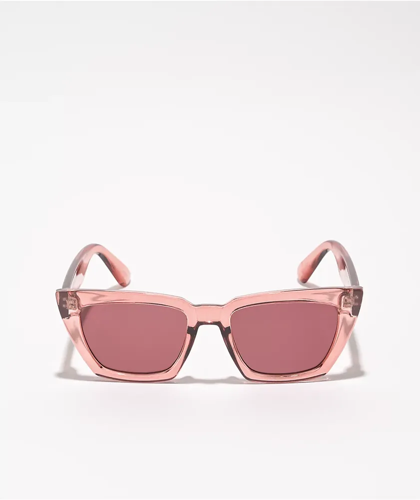 Crystal Rose Cat Eye Sunglasses