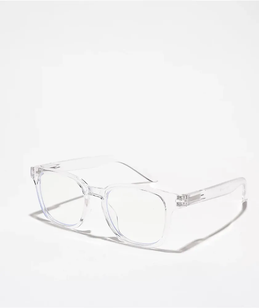 Crystal Square Blue Light Glasses
