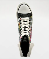 D'Amelio Footwear Eyekonn Graffiti High Top Platform Shoes