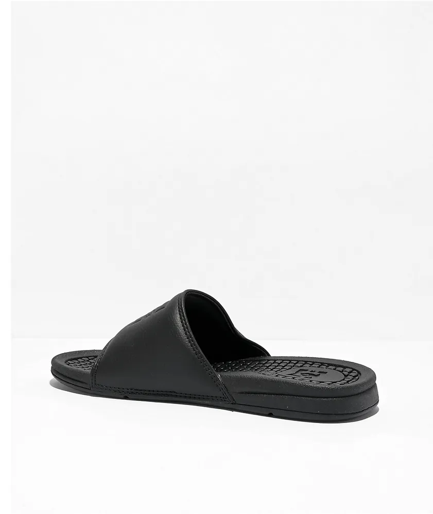 DC Bolsa Black Slide Sandals