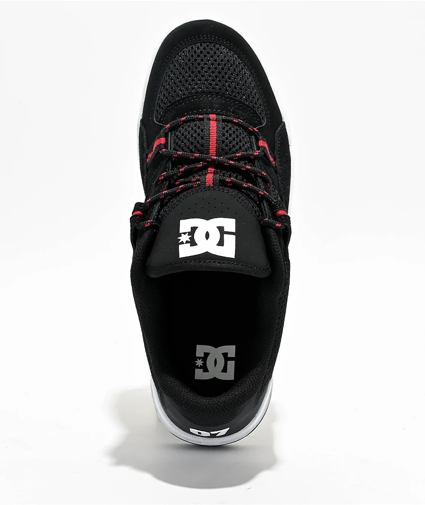 DC Construct Black & White Skate Shoes