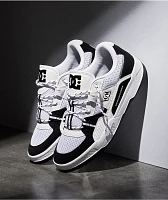 DC Costruct Black & White Skate Shoes