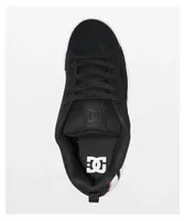 DC Court Graffik Black & Hot Pink Skate Shoes