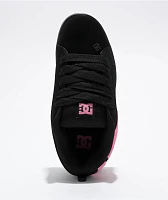 DC Court Graffik Black & Pink Skate Shoes