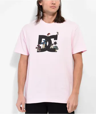 DC Da Shrooms Pink T-Shirt
