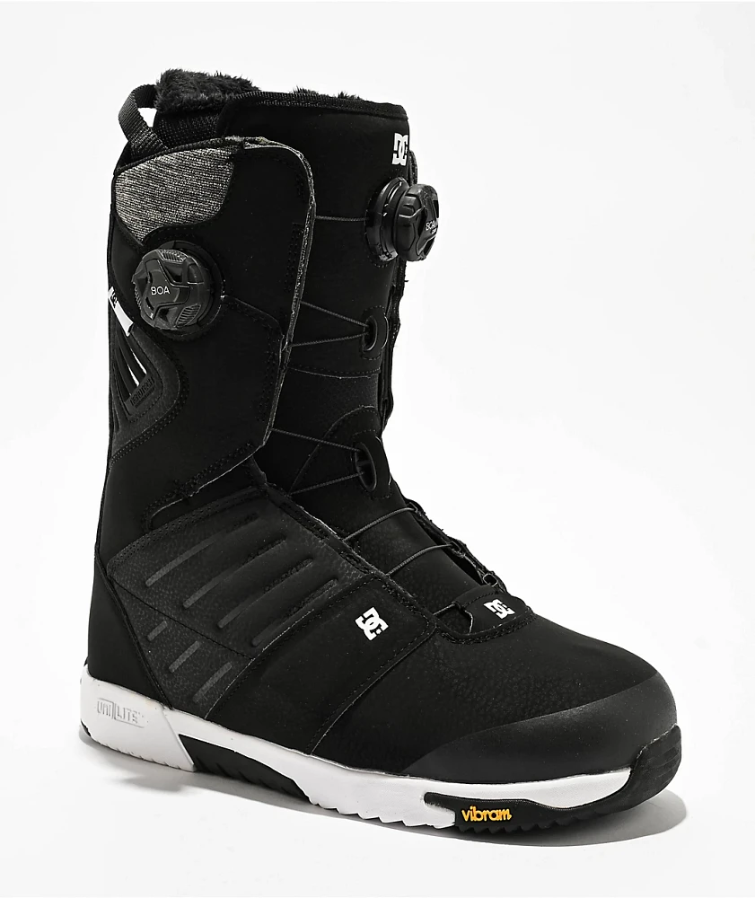 DC Judge Boa Black & White Snowboard Boots