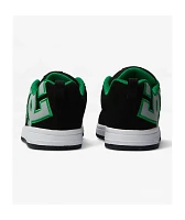 DC Kids Court Graffik Black & Kelly Green Skate Shoes