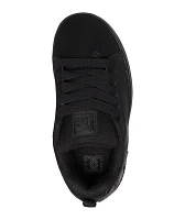 DC Kids Court Graffik Black Skate Shoes