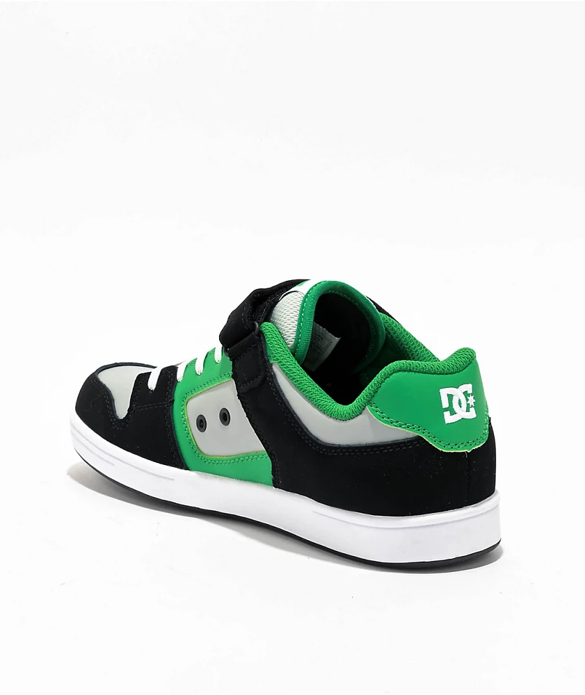 DC Kids Manteca 4 V Green & Black Skate Shoes