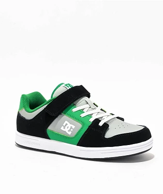 DC Kids Manteca 4 V Green & Black Skate Shoes