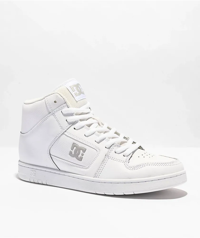 DC Manteca 4 Battleship White High Top Skate Shoes