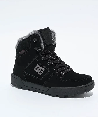 DC Manteca 4 Black & Grape Water-Resistant Boots