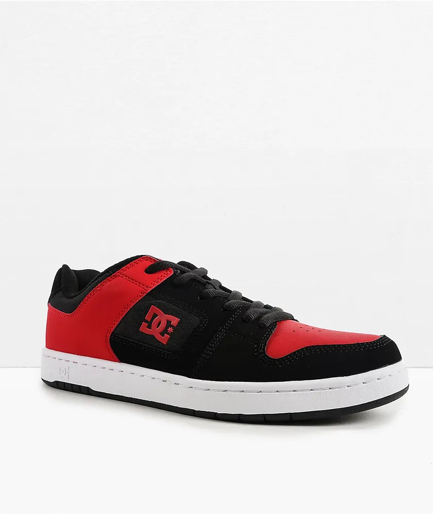 DC Manteca 4 Black & Red Skate Shoes