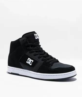 DC Manteca 4 Black & White High Top Skate Shoes