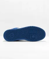 DC Manteca 4 Blue & White Suede Skate Shoes