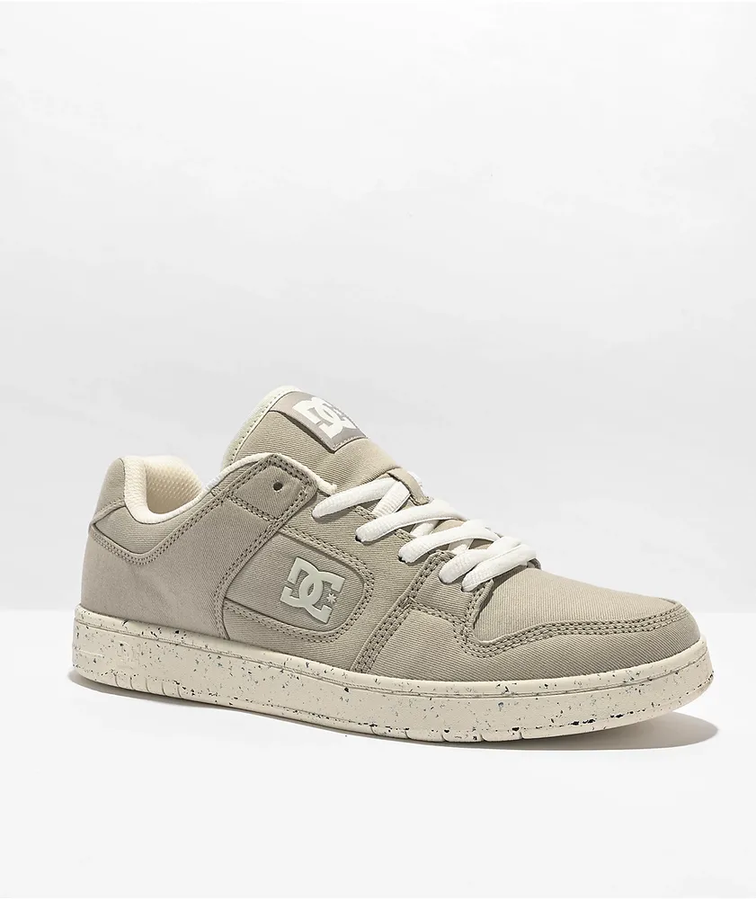 DC Manteca 4 Grey & Natural Skate Shoes