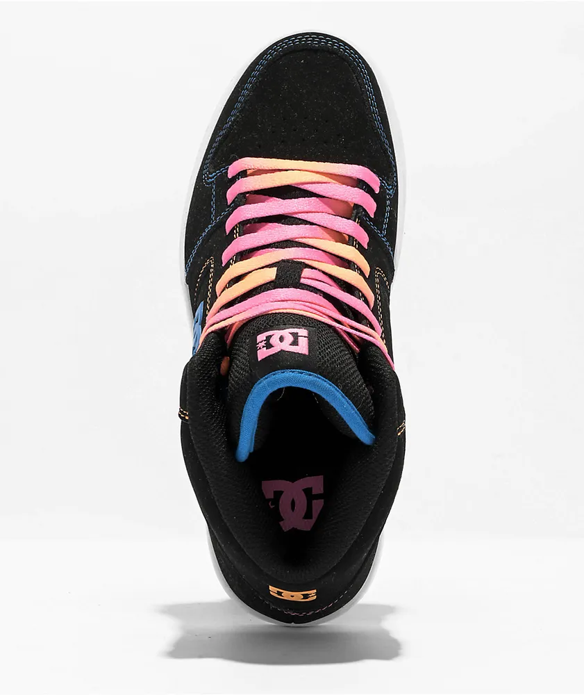 DC Manteca 4 Hi Black & Multi Skate Shoes