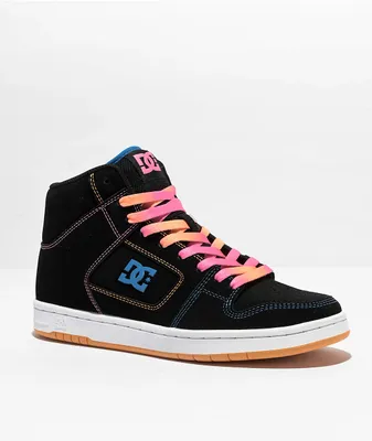 DC Manteca 4 Hi Black & Multi Skate Shoes