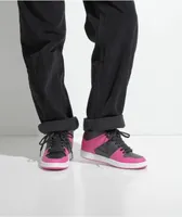 DC Manteca 4 Mid Black & Pink Skate Shoes