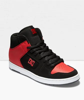 DC Manteca 4 Mid Black & Red Skate Shoes