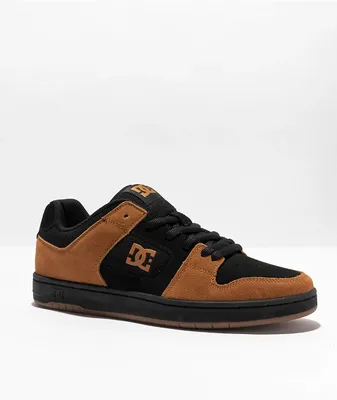 DC Manteca 4 Wheat & Black Skate Shoes