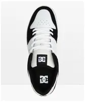 DC Manteca 4 White & Black Suede Skate Shoes