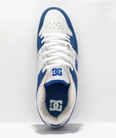 DC Manteca 4 White & Blue Skate Shoes