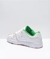 DC Manteca Alexis Ramirez White & Green Skate Shoes