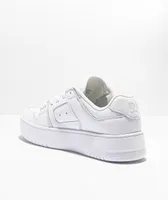 DC Manteca White Platform Shoes