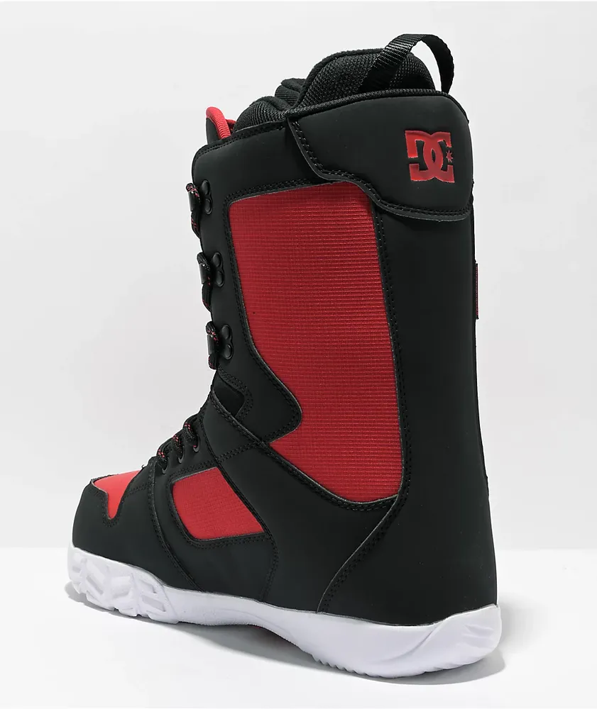 DC Phase Black & Red Snowboard Boots 2023