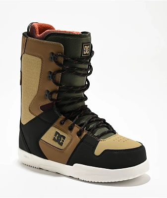 DC Phase Brown & Green Snowboard Boots