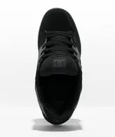 DC Pure Black & Grey Skate Shoes