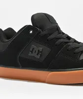 DC Pure Black & Gum Skate Shoes