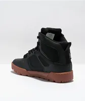 DC Pure High Top Black & Gum Work Boot