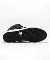 DC Pure High Top Black & White Skate Shoes