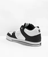 DC Pure Mid White & Black Skate Shoes
