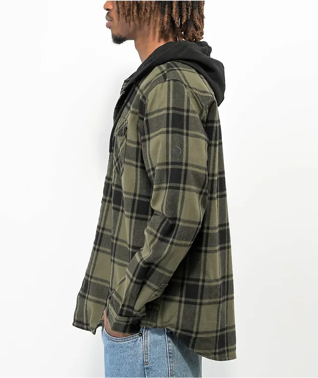 Ruckus Ed - Long Sleeve Hooded Shirt for Men