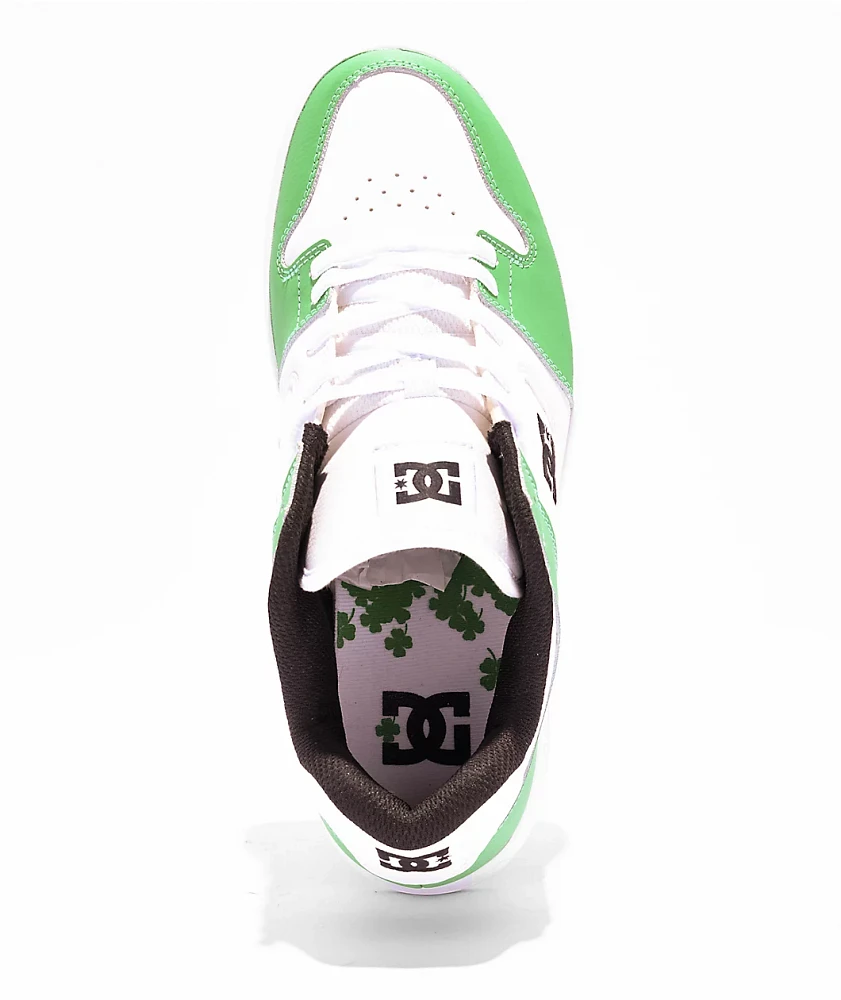 DC Shoes Manteca 4 Green & White Skate Shoes