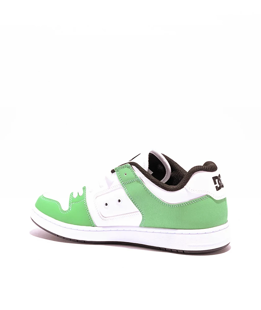 DC Shoes Manteca 4 Green & White Skate Shoes