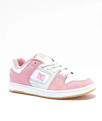 DC Shoes Manteca 4 Pink & White Skate Shoes