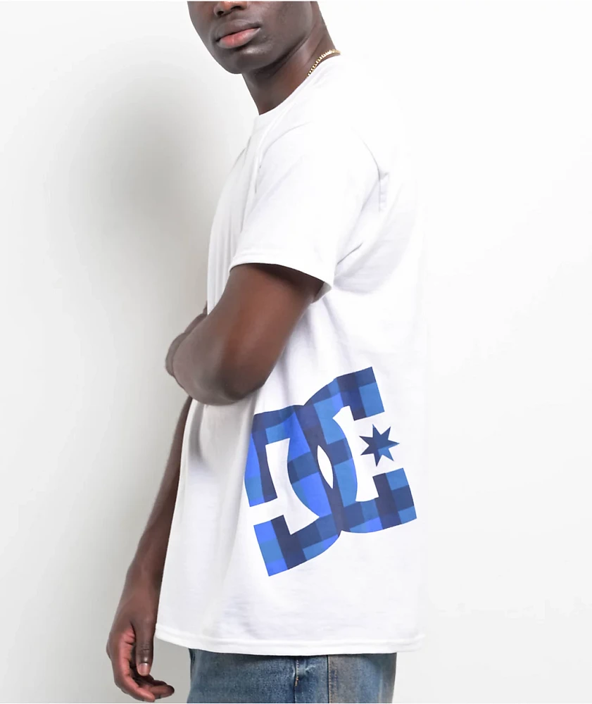 DC Star Slide Slant White T-Shirt