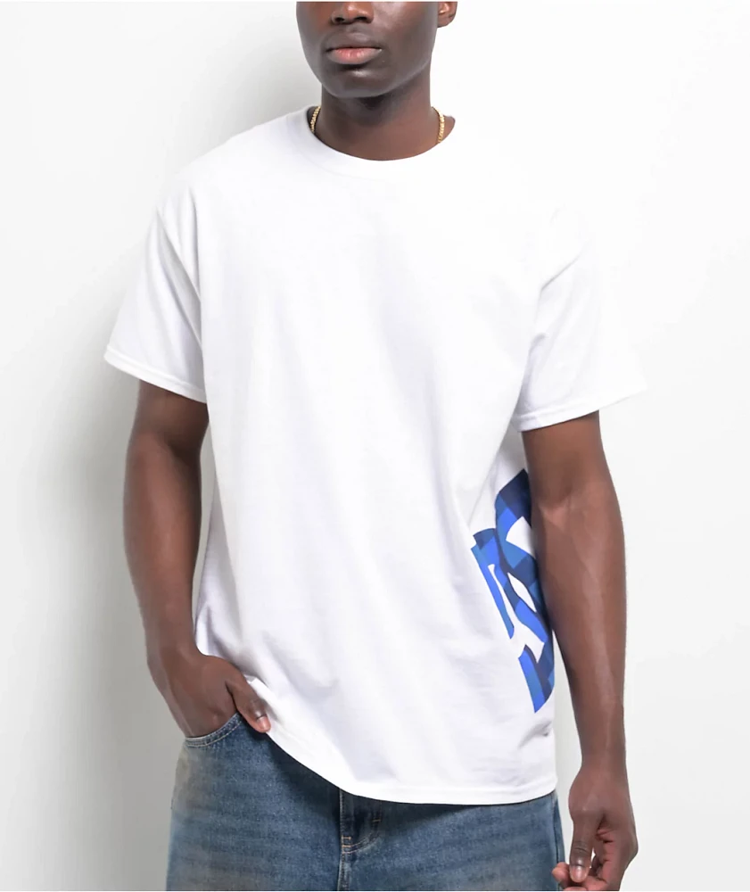 DC Star Slide Slant White T-Shirt